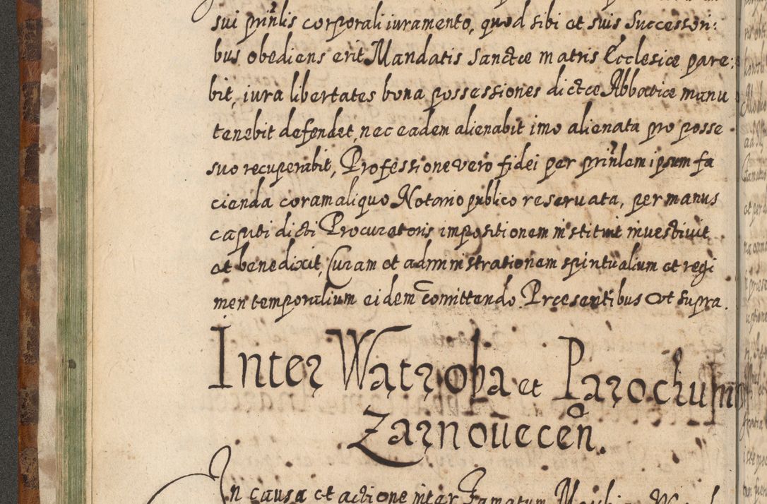 Zdjęcie nr 93 dla obiektu archiwalnego: Acta actorum, causarum spiritualium, civilium, criminalium, obligationum, quietationum, inscpritionum, cessionum, decimarum, testamentorum R. D. Martini Szyszkowski, episcopi Cracoviensis, ducis Severiensis in annis 1624 - 1626. Tomus tertius.