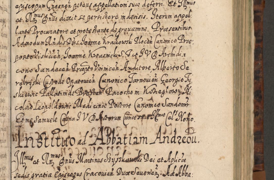 Zdjęcie nr 92 dla obiektu archiwalnego: Acta actorum, causarum spiritualium, civilium, criminalium, obligationum, quietationum, inscpritionum, cessionum, decimarum, testamentorum R. D. Martini Szyszkowski, episcopi Cracoviensis, ducis Severiensis in annis 1624 - 1626. Tomus tertius.