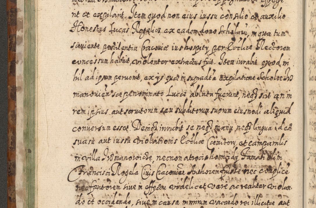 Zdjęcie nr 89 dla obiektu archiwalnego: Acta actorum, causarum spiritualium, civilium, criminalium, obligationum, quietationum, inscpritionum, cessionum, decimarum, testamentorum R. D. Martini Szyszkowski, episcopi Cracoviensis, ducis Severiensis in annis 1624 - 1626. Tomus tertius.