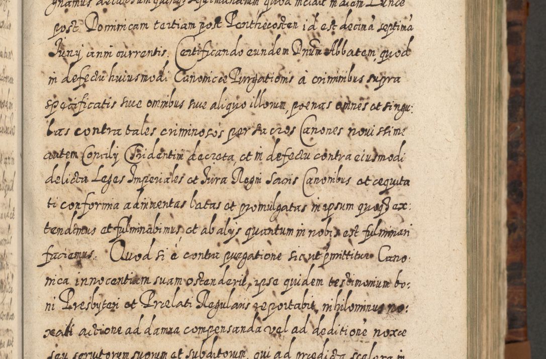 Zdjęcie nr 90 dla obiektu archiwalnego: Acta actorum, causarum spiritualium, civilium, criminalium, obligationum, quietationum, inscpritionum, cessionum, decimarum, testamentorum R. D. Martini Szyszkowski, episcopi Cracoviensis, ducis Severiensis in annis 1624 - 1626. Tomus tertius.