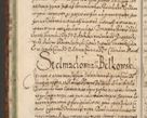Zdjęcie nr 77 dla obiektu archiwalnego: Acta actorum, causarum spiritualium, civilium, criminalium, obligationum, quietationum, inscpritionum, cessionum, decimarum, testamentorum R. D. Martini Szyszkowski, episcopi Cracoviensis, ducis Severiensis in annis 1624 - 1626. Tomus tertius.