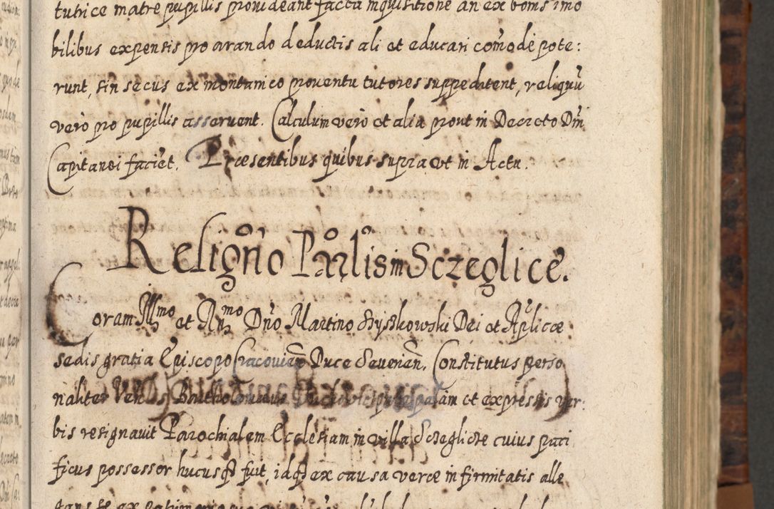 Zdjęcie nr 74 dla obiektu archiwalnego: Acta actorum, causarum spiritualium, civilium, criminalium, obligationum, quietationum, inscpritionum, cessionum, decimarum, testamentorum R. D. Martini Szyszkowski, episcopi Cracoviensis, ducis Severiensis in annis 1624 - 1626. Tomus tertius.