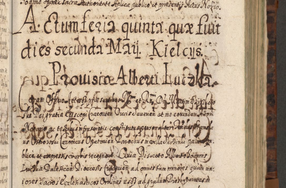 Zdjęcie nr 80 dla obiektu archiwalnego: Acta actorum, causarum spiritualium, civilium, criminalium, obligationum, quietationum, inscpritionum, cessionum, decimarum, testamentorum R. D. Martini Szyszkowski, episcopi Cracoviensis, ducis Severiensis in annis 1624 - 1626. Tomus tertius.