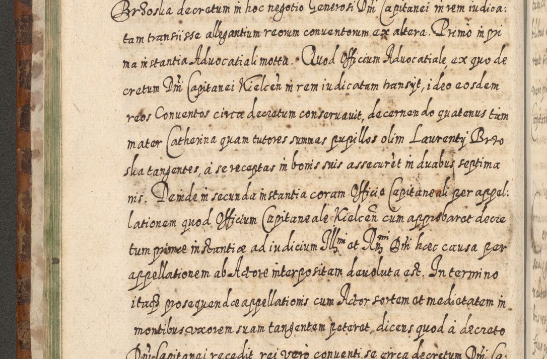 Zdjęcie nr 73 dla obiektu archiwalnego: Acta actorum, causarum spiritualium, civilium, criminalium, obligationum, quietationum, inscpritionum, cessionum, decimarum, testamentorum R. D. Martini Szyszkowski, episcopi Cracoviensis, ducis Severiensis in annis 1624 - 1626. Tomus tertius.