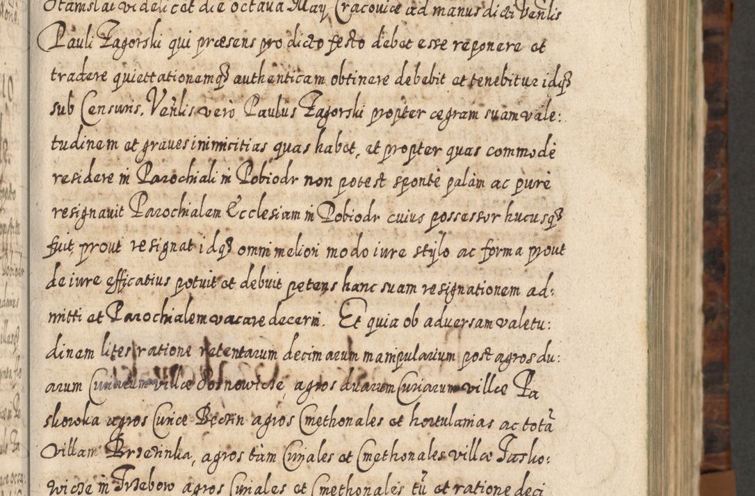 Zdjęcie nr 70 dla obiektu archiwalnego: Acta actorum, causarum spiritualium, civilium, criminalium, obligationum, quietationum, inscpritionum, cessionum, decimarum, testamentorum R. D. Martini Szyszkowski, episcopi Cracoviensis, ducis Severiensis in annis 1624 - 1626. Tomus tertius.
