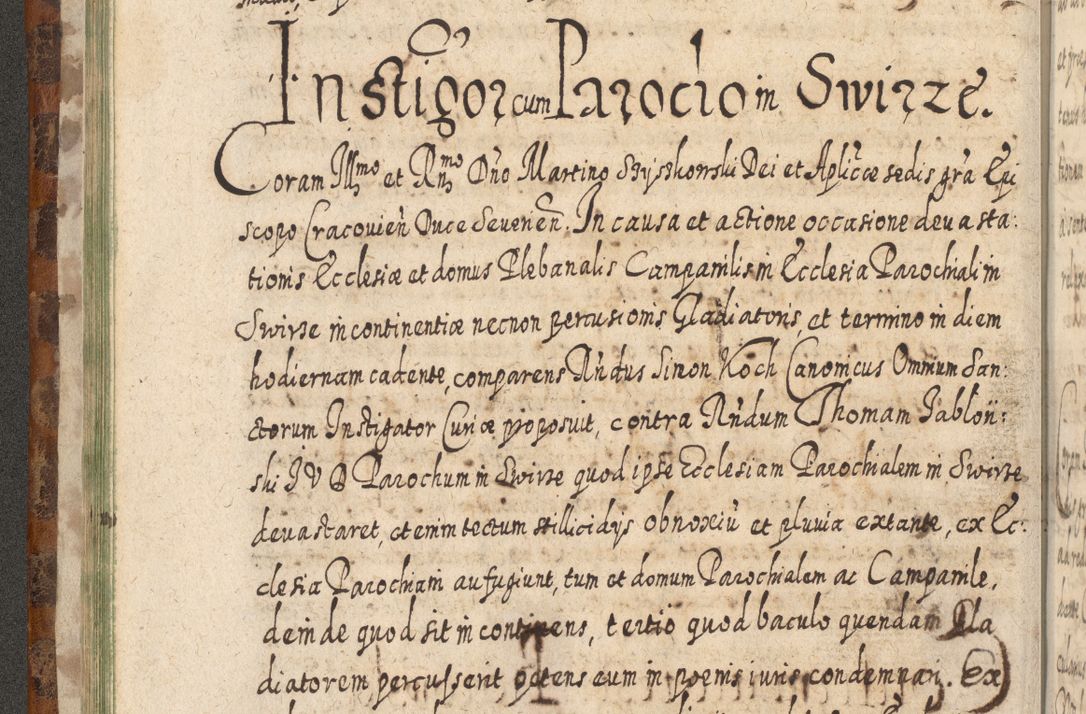 Zdjęcie nr 61 dla obiektu archiwalnego: Acta actorum, causarum spiritualium, civilium, criminalium, obligationum, quietationum, inscpritionum, cessionum, decimarum, testamentorum R. D. Martini Szyszkowski, episcopi Cracoviensis, ducis Severiensis in annis 1624 - 1626. Tomus tertius.