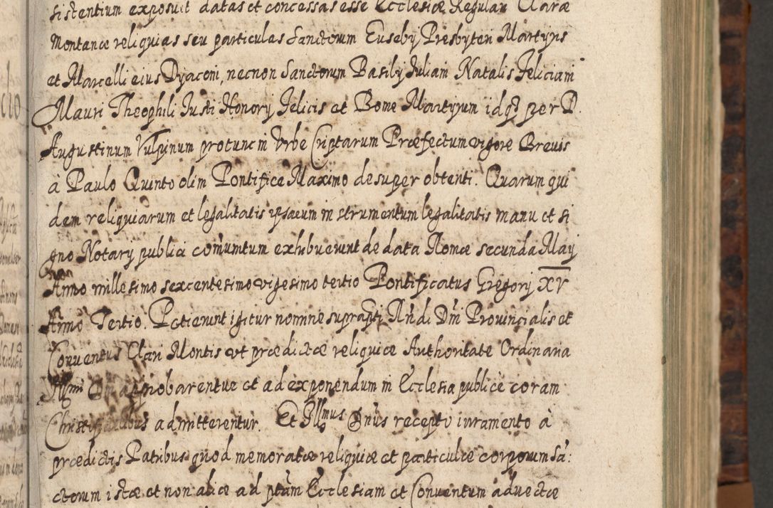 Zdjęcie nr 58 dla obiektu archiwalnego: Acta actorum, causarum spiritualium, civilium, criminalium, obligationum, quietationum, inscpritionum, cessionum, decimarum, testamentorum R. D. Martini Szyszkowski, episcopi Cracoviensis, ducis Severiensis in annis 1624 - 1626. Tomus tertius.