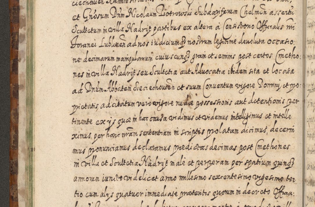 Zdjęcie nr 55 dla obiektu archiwalnego: Acta actorum, causarum spiritualium, civilium, criminalium, obligationum, quietationum, inscpritionum, cessionum, decimarum, testamentorum R. D. Martini Szyszkowski, episcopi Cracoviensis, ducis Severiensis in annis 1624 - 1626. Tomus tertius.