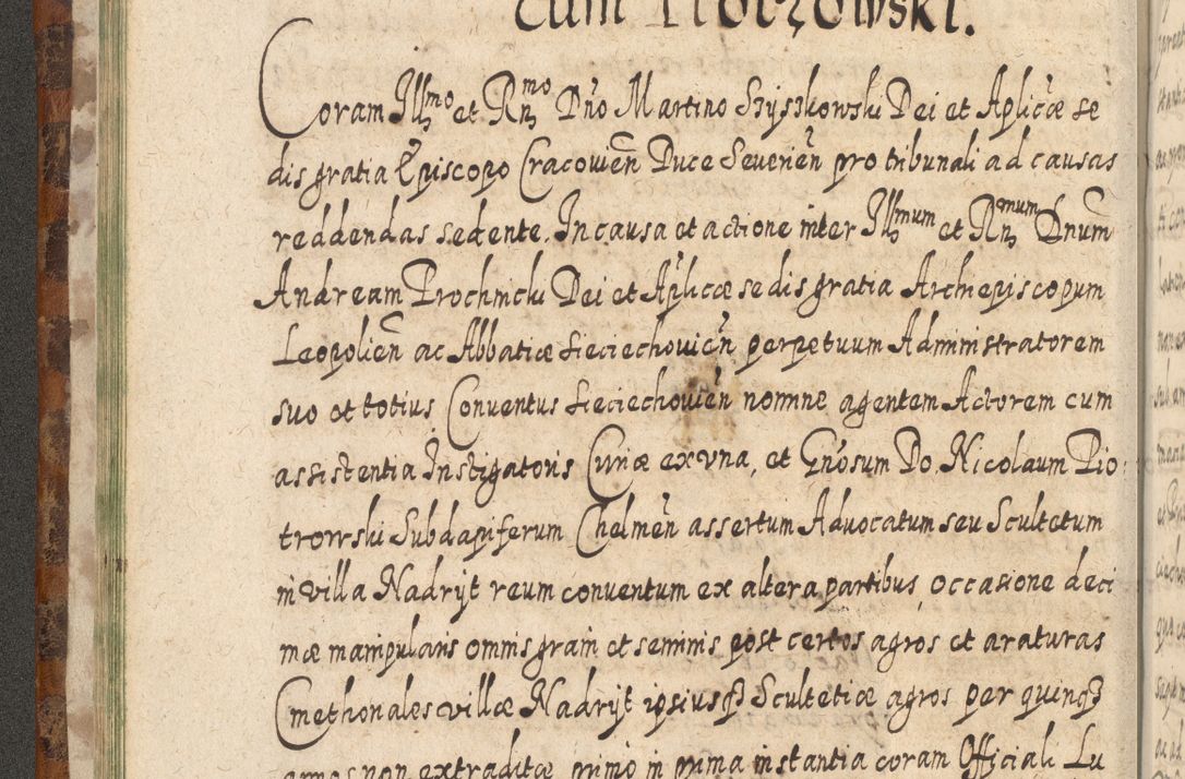 Zdjęcie nr 53 dla obiektu archiwalnego: Acta actorum, causarum spiritualium, civilium, criminalium, obligationum, quietationum, inscpritionum, cessionum, decimarum, testamentorum R. D. Martini Szyszkowski, episcopi Cracoviensis, ducis Severiensis in annis 1624 - 1626. Tomus tertius.