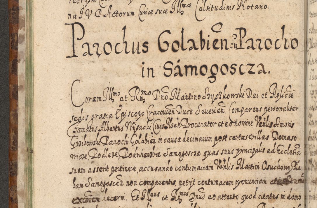 Zdjęcie nr 57 dla obiektu archiwalnego: Acta actorum, causarum spiritualium, civilium, criminalium, obligationum, quietationum, inscpritionum, cessionum, decimarum, testamentorum R. D. Martini Szyszkowski, episcopi Cracoviensis, ducis Severiensis in annis 1624 - 1626. Tomus tertius.