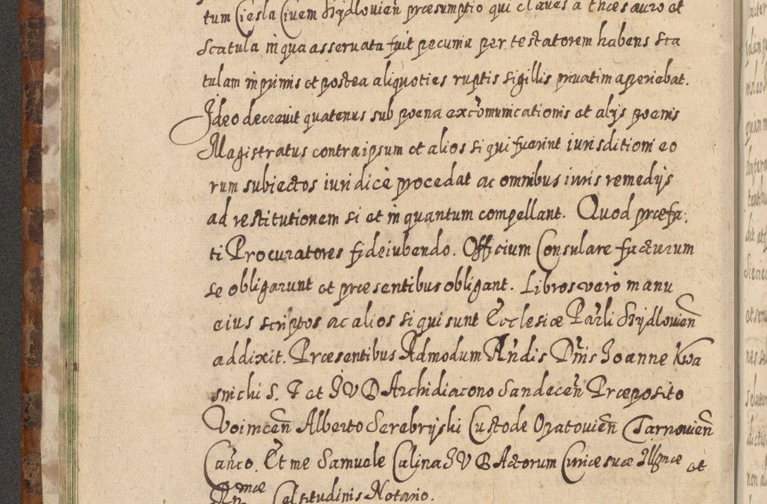 Zdjęcie nr 51 dla obiektu archiwalnego: Acta actorum, causarum spiritualium, civilium, criminalium, obligationum, quietationum, inscpritionum, cessionum, decimarum, testamentorum R. D. Martini Szyszkowski, episcopi Cracoviensis, ducis Severiensis in annis 1624 - 1626. Tomus tertius.