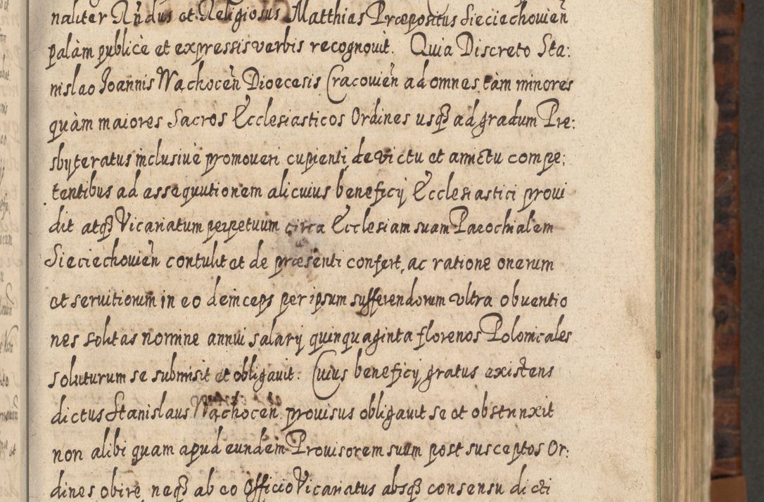Zdjęcie nr 52 dla obiektu archiwalnego: Acta actorum, causarum spiritualium, civilium, criminalium, obligationum, quietationum, inscpritionum, cessionum, decimarum, testamentorum R. D. Martini Szyszkowski, episcopi Cracoviensis, ducis Severiensis in annis 1624 - 1626. Tomus tertius.