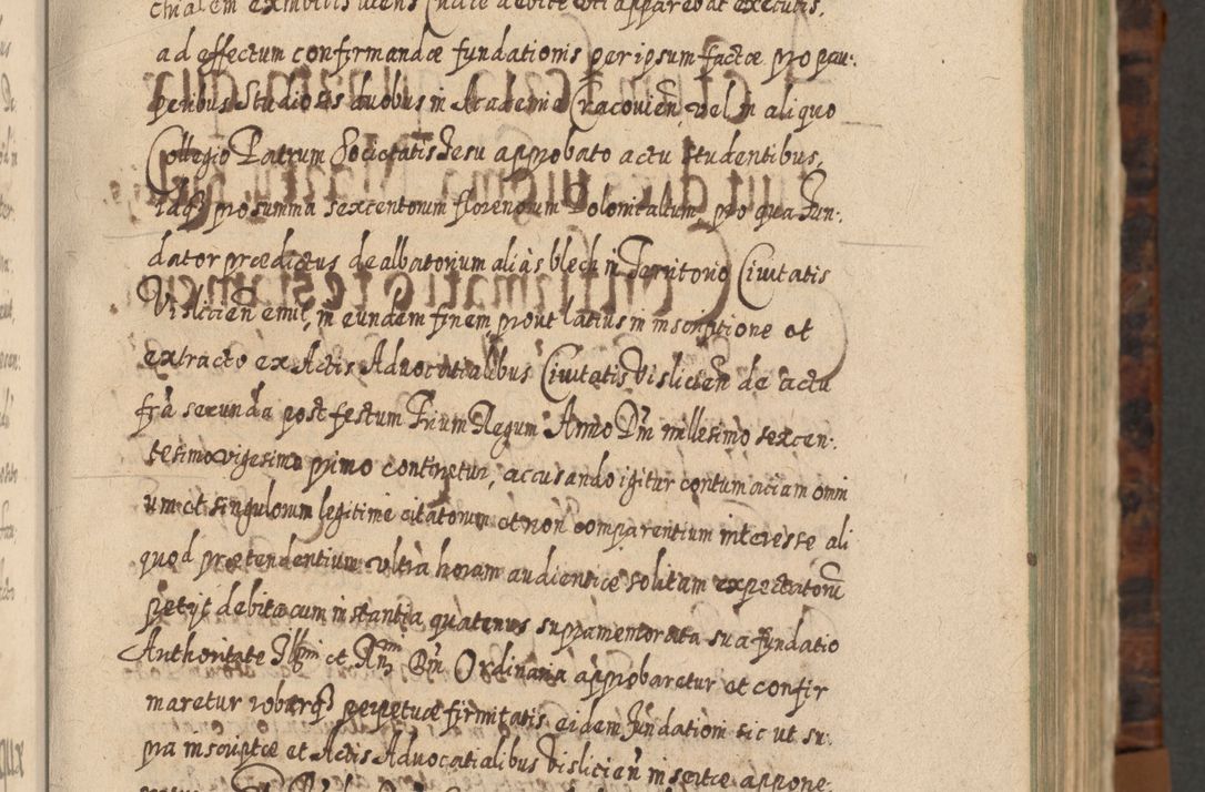 Zdjęcie nr 48 dla obiektu archiwalnego: Acta actorum, causarum spiritualium, civilium, criminalium, obligationum, quietationum, inscpritionum, cessionum, decimarum, testamentorum R. D. Martini Szyszkowski, episcopi Cracoviensis, ducis Severiensis in annis 1624 - 1626. Tomus tertius.