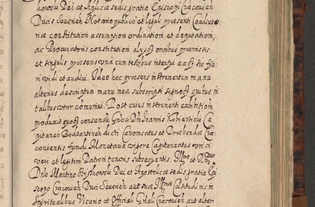 Zdjęcie nr 36 dla obiektu archiwalnego: Acta actorum, causarum spiritualium, civilium, criminalium, obligationum, quietationum, inscpritionum, cessionum, decimarum, testamentorum R. D. Martini Szyszkowski, episcopi Cracoviensis, ducis Severiensis in annis 1624 - 1626. Tomus tertius.
