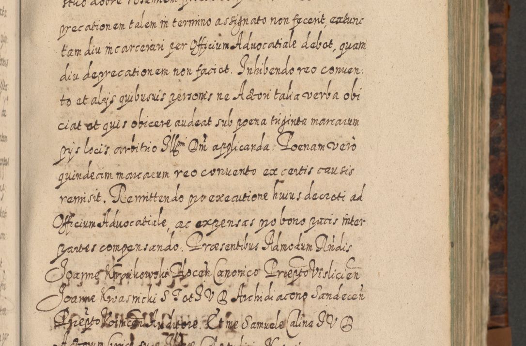 Zdjęcie nr 42 dla obiektu archiwalnego: Acta actorum, causarum spiritualium, civilium, criminalium, obligationum, quietationum, inscpritionum, cessionum, decimarum, testamentorum R. D. Martini Szyszkowski, episcopi Cracoviensis, ducis Severiensis in annis 1624 - 1626. Tomus tertius.