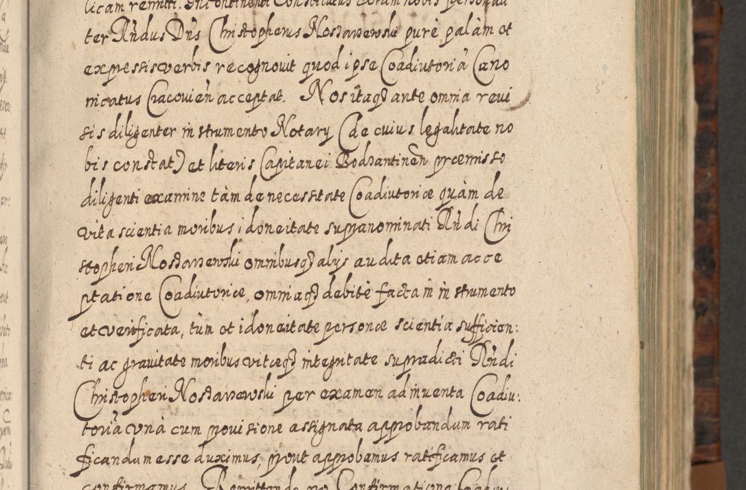Zdjęcie nr 38 dla obiektu archiwalnego: Acta actorum, causarum spiritualium, civilium, criminalium, obligationum, quietationum, inscpritionum, cessionum, decimarum, testamentorum R. D. Martini Szyszkowski, episcopi Cracoviensis, ducis Severiensis in annis 1624 - 1626. Tomus tertius.
