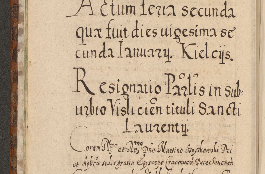 Zdjęcie nr 29 dla obiektu archiwalnego: Acta actorum, causarum spiritualium, civilium, criminalium, obligationum, quietationum, inscpritionum, cessionum, decimarum, testamentorum R. D. Martini Szyszkowski, episcopi Cracoviensis, ducis Severiensis in annis 1624 - 1626. Tomus tertius.