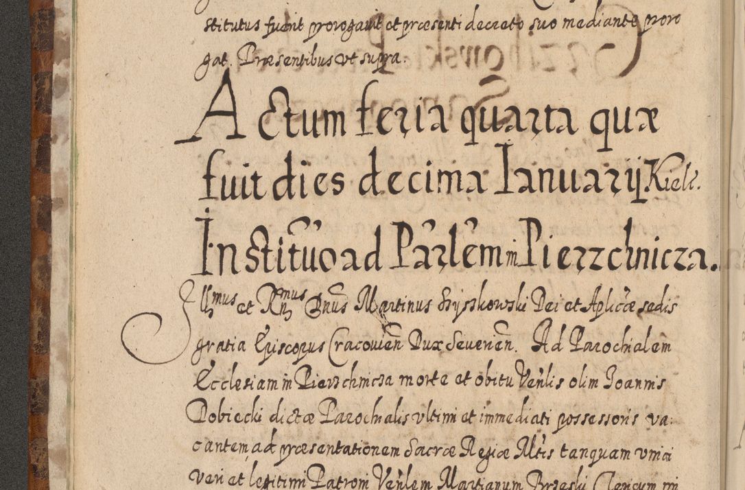 Zdjęcie nr 23 dla obiektu archiwalnego: Acta actorum, causarum spiritualium, civilium, criminalium, obligationum, quietationum, inscpritionum, cessionum, decimarum, testamentorum R. D. Martini Szyszkowski, episcopi Cracoviensis, ducis Severiensis in annis 1624 - 1626. Tomus tertius.