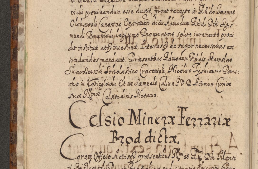 Zdjęcie nr 25 dla obiektu archiwalnego: Acta actorum, causarum spiritualium, civilium, criminalium, obligationum, quietationum, inscpritionum, cessionum, decimarum, testamentorum R. D. Martini Szyszkowski, episcopi Cracoviensis, ducis Severiensis in annis 1624 - 1626. Tomus tertius.