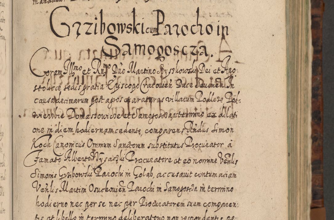 Zdjęcie nr 22 dla obiektu archiwalnego: Acta actorum, causarum spiritualium, civilium, criminalium, obligationum, quietationum, inscpritionum, cessionum, decimarum, testamentorum R. D. Martini Szyszkowski, episcopi Cracoviensis, ducis Severiensis in annis 1624 - 1626. Tomus tertius.