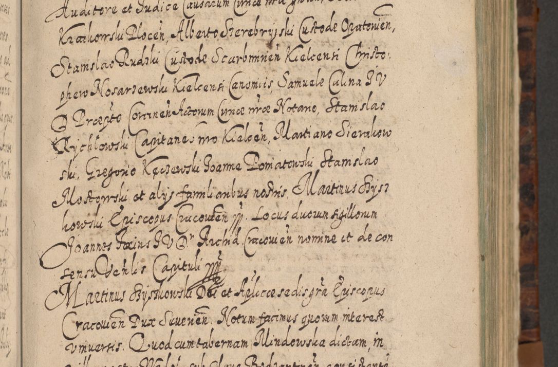 Zdjęcie nr 14 dla obiektu archiwalnego: Acta actorum, causarum spiritualium, civilium, criminalium, obligationum, quietationum, inscpritionum, cessionum, decimarum, testamentorum R. D. Martini Szyszkowski, episcopi Cracoviensis, ducis Severiensis in annis 1624 - 1626. Tomus tertius.