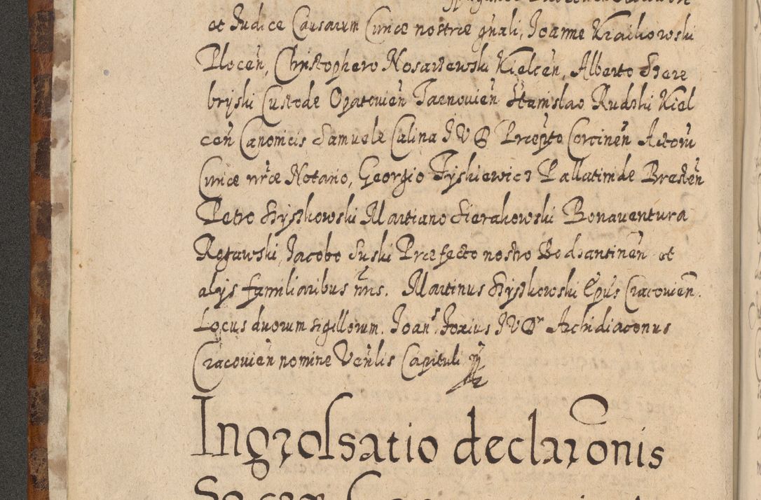 Zdjęcie nr 17 dla obiektu archiwalnego: Acta actorum, causarum spiritualium, civilium, criminalium, obligationum, quietationum, inscpritionum, cessionum, decimarum, testamentorum R. D. Martini Szyszkowski, episcopi Cracoviensis, ducis Severiensis in annis 1624 - 1626. Tomus tertius.