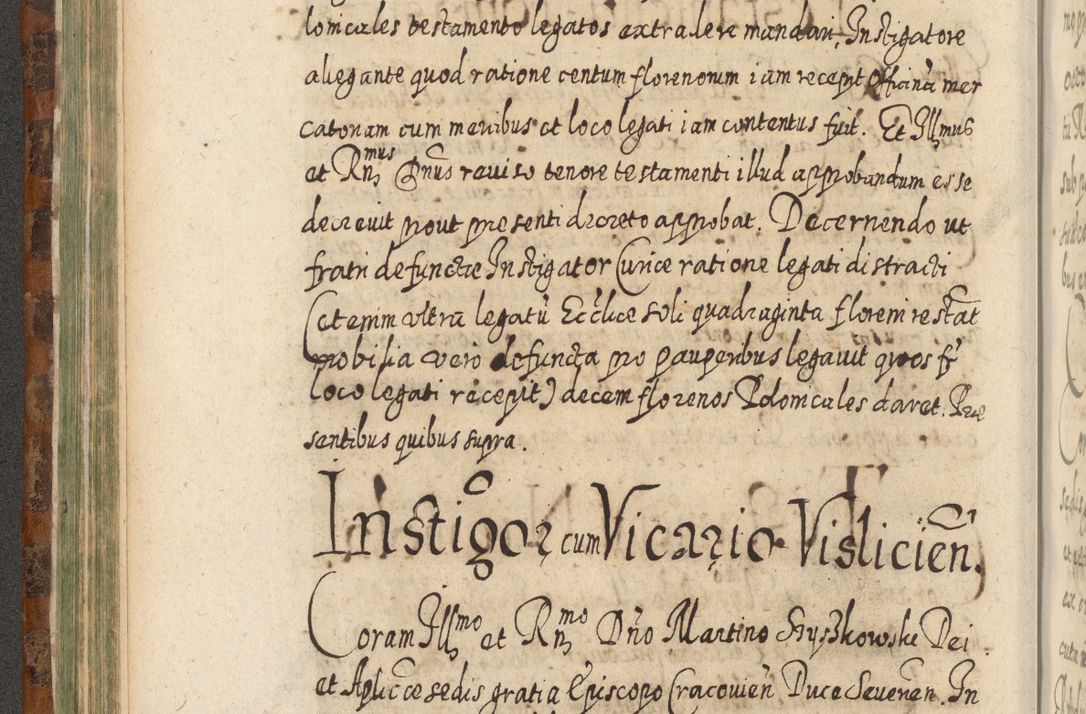 Zdjęcie nr 209 dla obiektu archiwalnego: Acta actorum, causarum spiritualium, civilium, criminalium, obligationum, quietationum, inscpritionum, cessionum, decimarum, testamentorum R. D. Martini Szyszkowski, episcopi Cracoviensis, ducis Severiensis in annis 1624 - 1626. Tomus tertius.