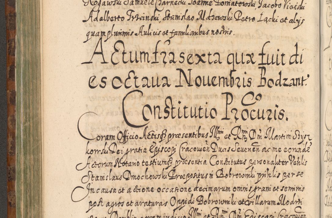 Zdjęcie nr 407 dla obiektu archiwalnego: Acta actorum, causarum spiritualium, civilium, criminalium, obligationum, quietationum, inscpritionum, cessionum, decimarum, testamentorum R. D. Martini Szyszkowski, episcopi Cracoviensis, ducis Severiensis in annis 1624 - 1626. Tomus tertius.