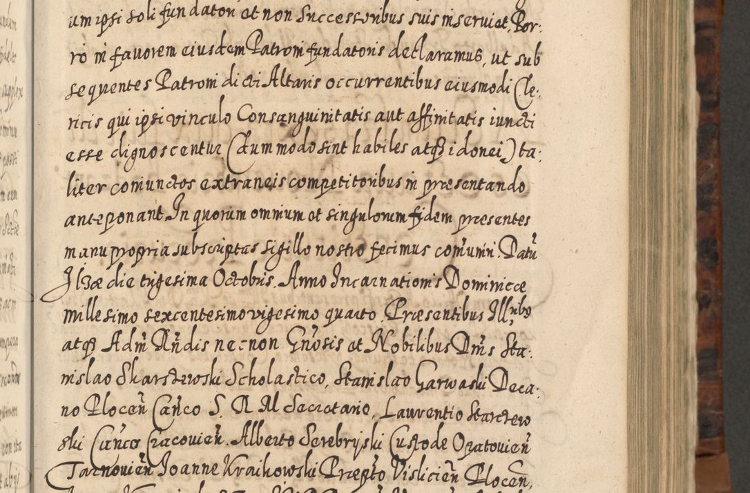Zdjęcie nr 406 dla obiektu archiwalnego: Acta actorum, causarum spiritualium, civilium, criminalium, obligationum, quietationum, inscpritionum, cessionum, decimarum, testamentorum R. D. Martini Szyszkowski, episcopi Cracoviensis, ducis Severiensis in annis 1624 - 1626. Tomus tertius.