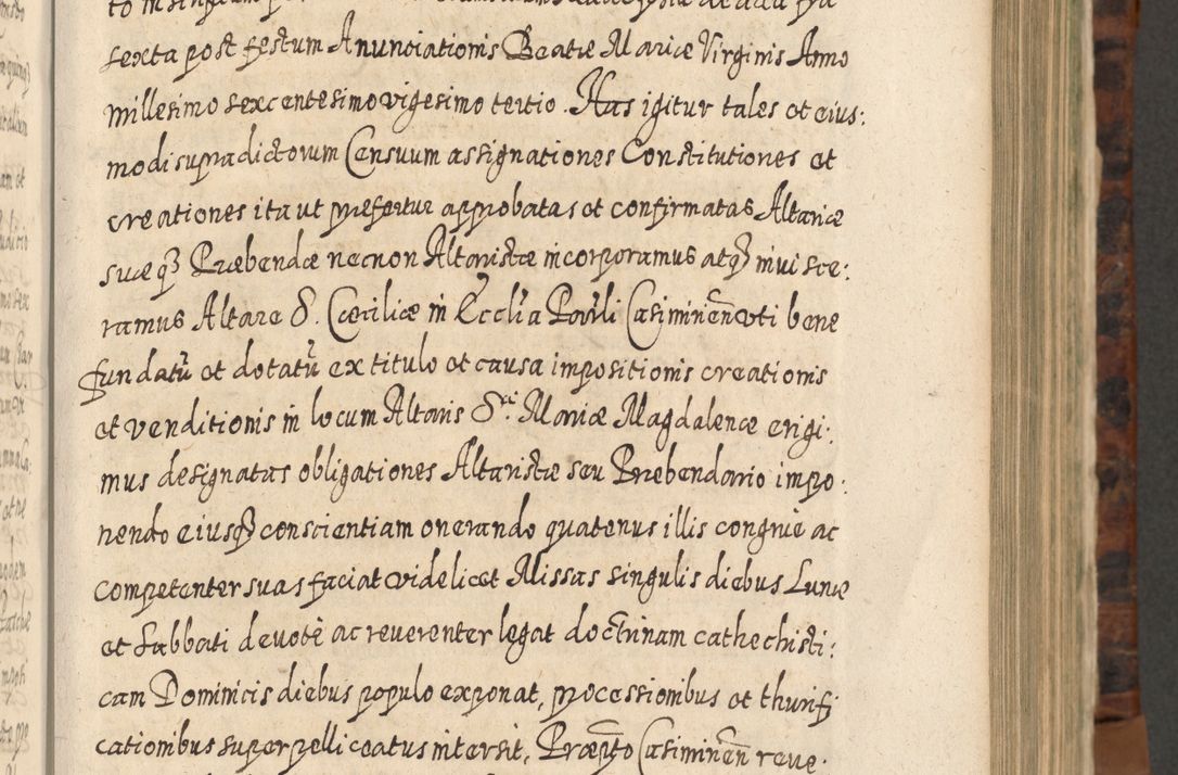 Zdjęcie nr 404 dla obiektu archiwalnego: Acta actorum, causarum spiritualium, civilium, criminalium, obligationum, quietationum, inscpritionum, cessionum, decimarum, testamentorum R. D. Martini Szyszkowski, episcopi Cracoviensis, ducis Severiensis in annis 1624 - 1626. Tomus tertius.