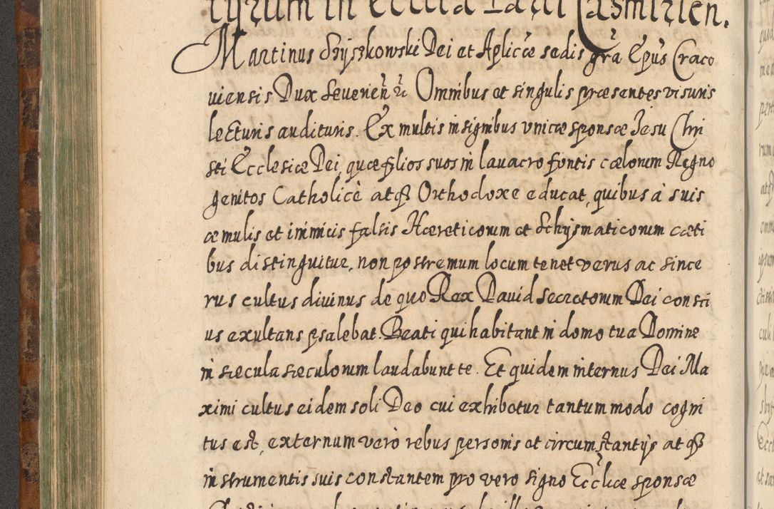 Zdjęcie nr 397 dla obiektu archiwalnego: Acta actorum, causarum spiritualium, civilium, criminalium, obligationum, quietationum, inscpritionum, cessionum, decimarum, testamentorum R. D. Martini Szyszkowski, episcopi Cracoviensis, ducis Severiensis in annis 1624 - 1626. Tomus tertius.