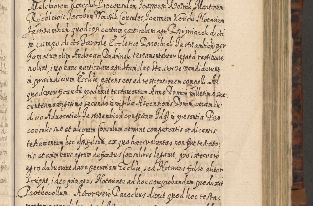 Zdjęcie nr 394 dla obiektu archiwalnego: Acta actorum, causarum spiritualium, civilium, criminalium, obligationum, quietationum, inscpritionum, cessionum, decimarum, testamentorum R. D. Martini Szyszkowski, episcopi Cracoviensis, ducis Severiensis in annis 1624 - 1626. Tomus tertius.