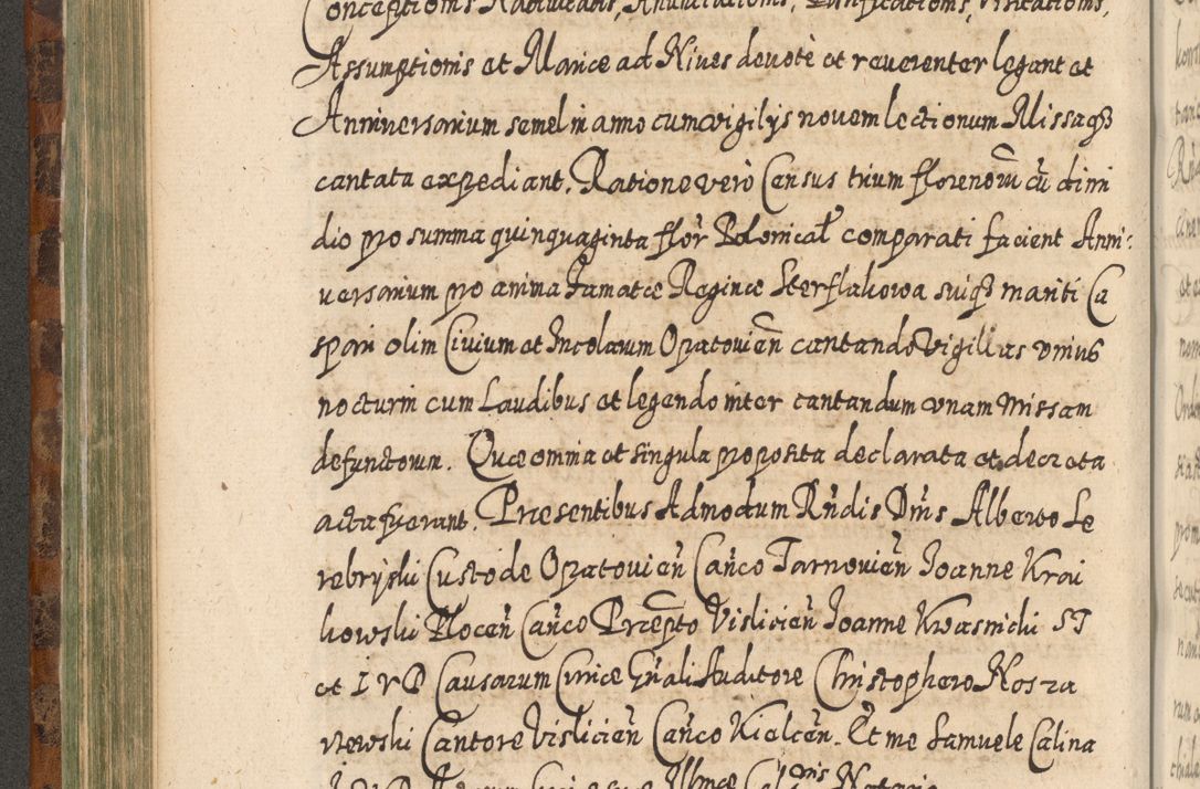 Zdjęcie nr 387 dla obiektu archiwalnego: Acta actorum, causarum spiritualium, civilium, criminalium, obligationum, quietationum, inscpritionum, cessionum, decimarum, testamentorum R. D. Martini Szyszkowski, episcopi Cracoviensis, ducis Severiensis in annis 1624 - 1626. Tomus tertius.