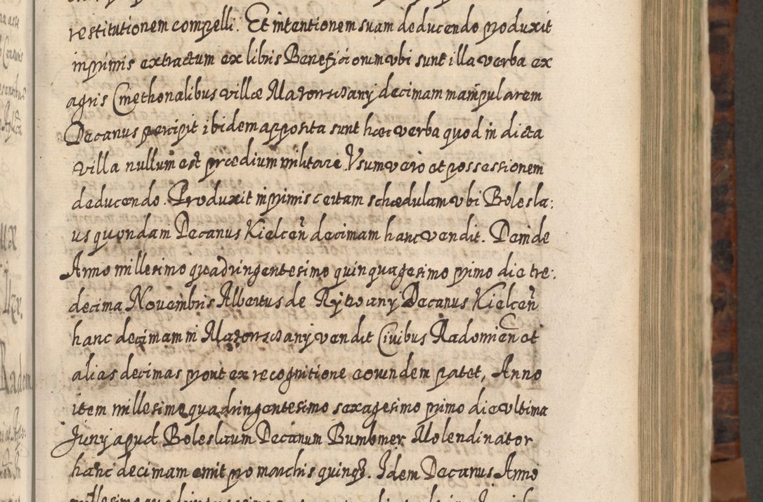 Zdjęcie nr 390 dla obiektu archiwalnego: Acta actorum, causarum spiritualium, civilium, criminalium, obligationum, quietationum, inscpritionum, cessionum, decimarum, testamentorum R. D. Martini Szyszkowski, episcopi Cracoviensis, ducis Severiensis in annis 1624 - 1626. Tomus tertius.