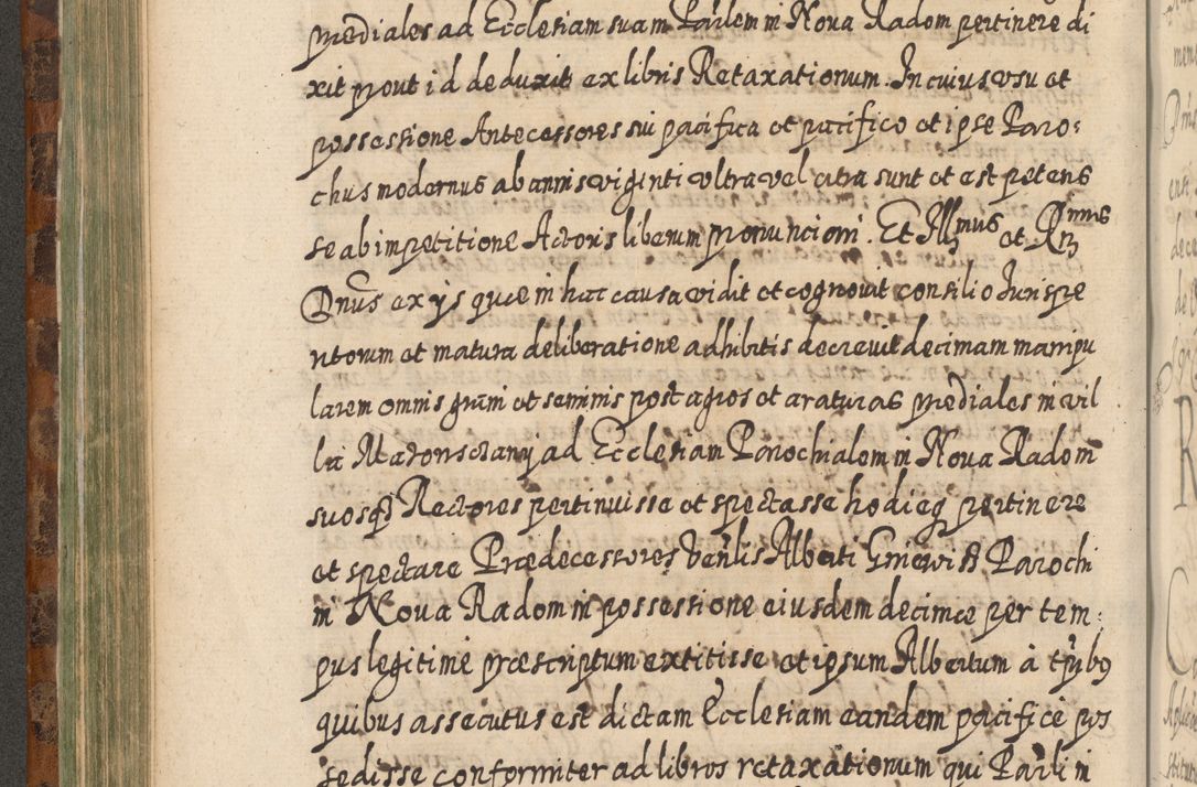 Zdjęcie nr 391 dla obiektu archiwalnego: Acta actorum, causarum spiritualium, civilium, criminalium, obligationum, quietationum, inscpritionum, cessionum, decimarum, testamentorum R. D. Martini Szyszkowski, episcopi Cracoviensis, ducis Severiensis in annis 1624 - 1626. Tomus tertius.