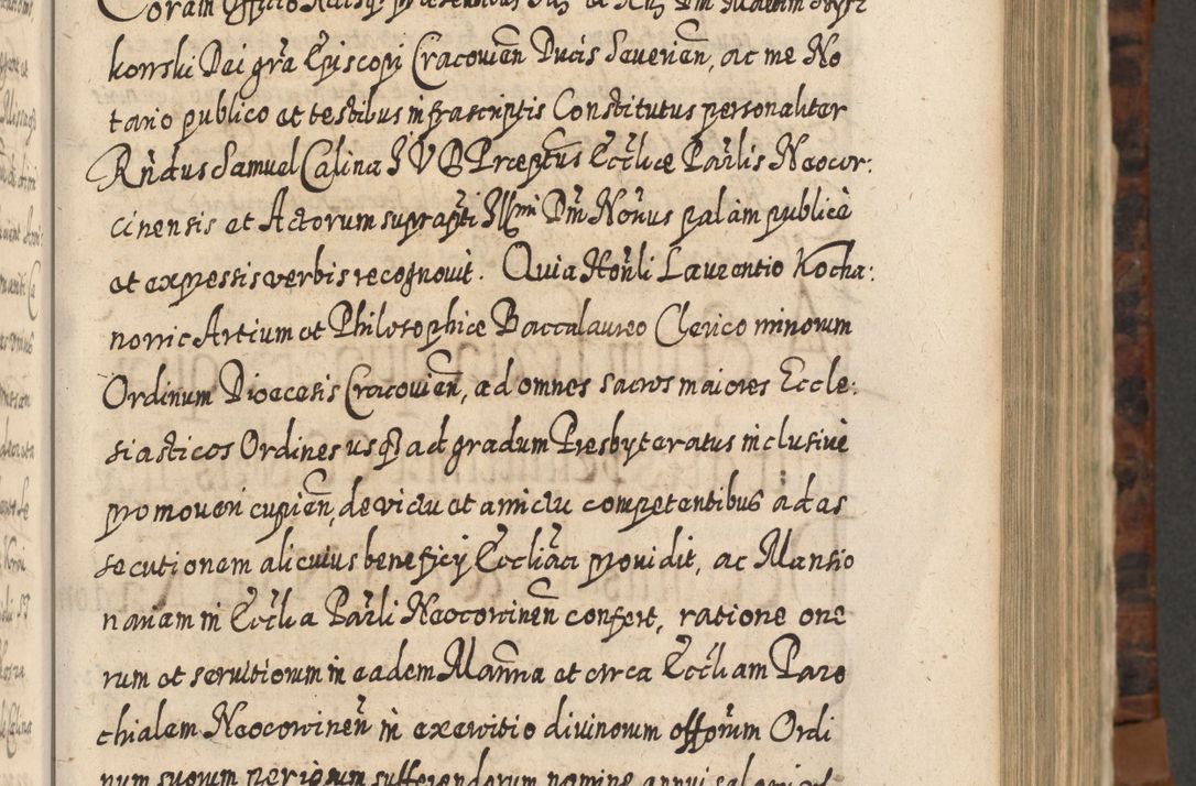 Zdjęcie nr 388 dla obiektu archiwalnego: Acta actorum, causarum spiritualium, civilium, criminalium, obligationum, quietationum, inscpritionum, cessionum, decimarum, testamentorum R. D. Martini Szyszkowski, episcopi Cracoviensis, ducis Severiensis in annis 1624 - 1626. Tomus tertius.