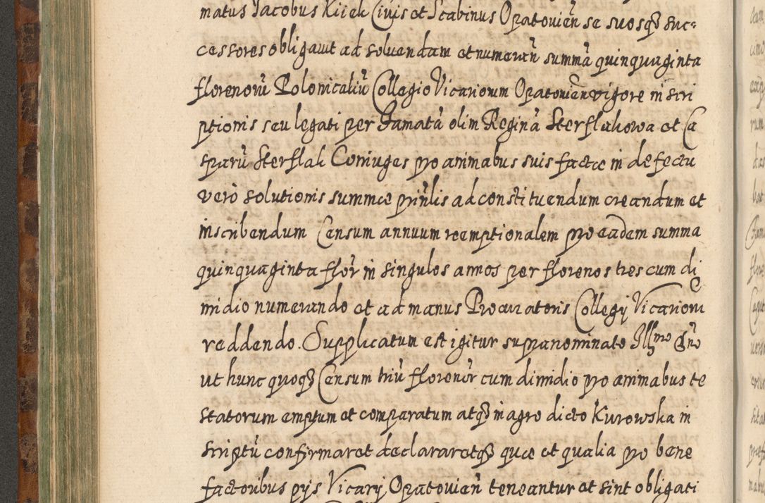 Zdjęcie nr 385 dla obiektu archiwalnego: Acta actorum, causarum spiritualium, civilium, criminalium, obligationum, quietationum, inscpritionum, cessionum, decimarum, testamentorum R. D. Martini Szyszkowski, episcopi Cracoviensis, ducis Severiensis in annis 1624 - 1626. Tomus tertius.