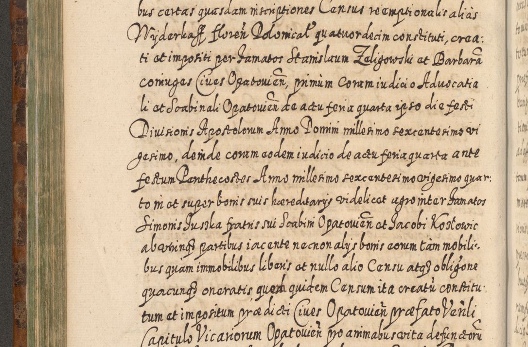 Zdjęcie nr 383 dla obiektu archiwalnego: Acta actorum, causarum spiritualium, civilium, criminalium, obligationum, quietationum, inscpritionum, cessionum, decimarum, testamentorum R. D. Martini Szyszkowski, episcopi Cracoviensis, ducis Severiensis in annis 1624 - 1626. Tomus tertius.