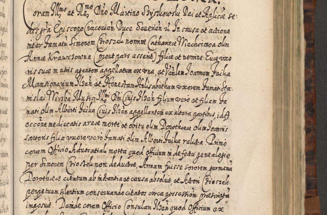 Zdjęcie nr 372 dla obiektu archiwalnego: Acta actorum, causarum spiritualium, civilium, criminalium, obligationum, quietationum, inscpritionum, cessionum, decimarum, testamentorum R. D. Martini Szyszkowski, episcopi Cracoviensis, ducis Severiensis in annis 1624 - 1626. Tomus tertius.