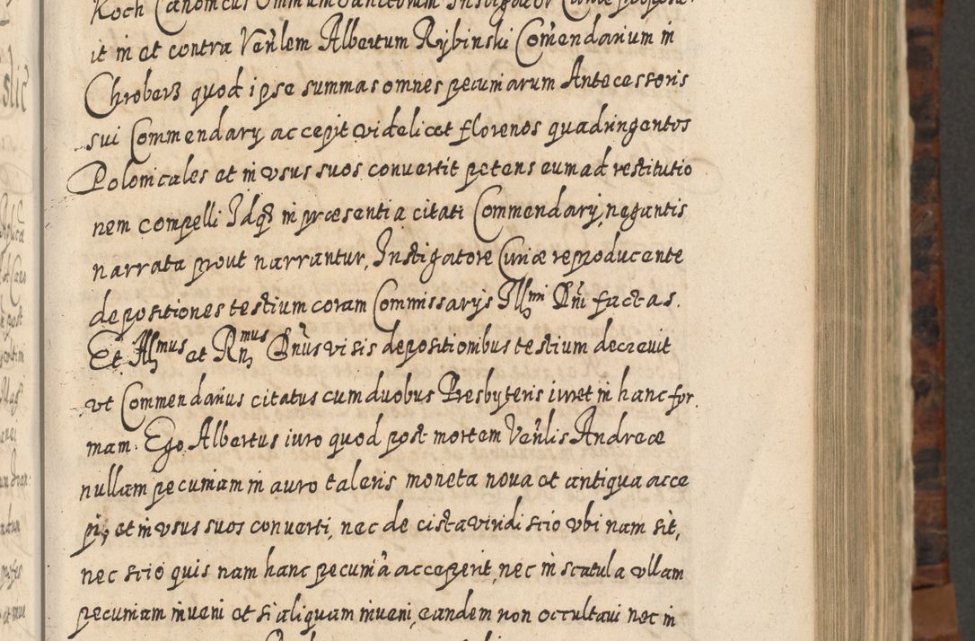 Zdjęcie nr 370 dla obiektu archiwalnego: Acta actorum, causarum spiritualium, civilium, criminalium, obligationum, quietationum, inscpritionum, cessionum, decimarum, testamentorum R. D. Martini Szyszkowski, episcopi Cracoviensis, ducis Severiensis in annis 1624 - 1626. Tomus tertius.