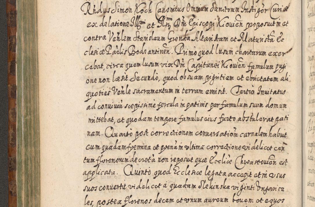 Zdjęcie nr 363 dla obiektu archiwalnego: Acta actorum, causarum spiritualium, civilium, criminalium, obligationum, quietationum, inscpritionum, cessionum, decimarum, testamentorum R. D. Martini Szyszkowski, episcopi Cracoviensis, ducis Severiensis in annis 1624 - 1626. Tomus tertius.