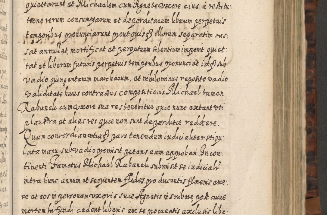 Zdjęcie nr 360 dla obiektu archiwalnego: Acta actorum, causarum spiritualium, civilium, criminalium, obligationum, quietationum, inscpritionum, cessionum, decimarum, testamentorum R. D. Martini Szyszkowski, episcopi Cracoviensis, ducis Severiensis in annis 1624 - 1626. Tomus tertius.