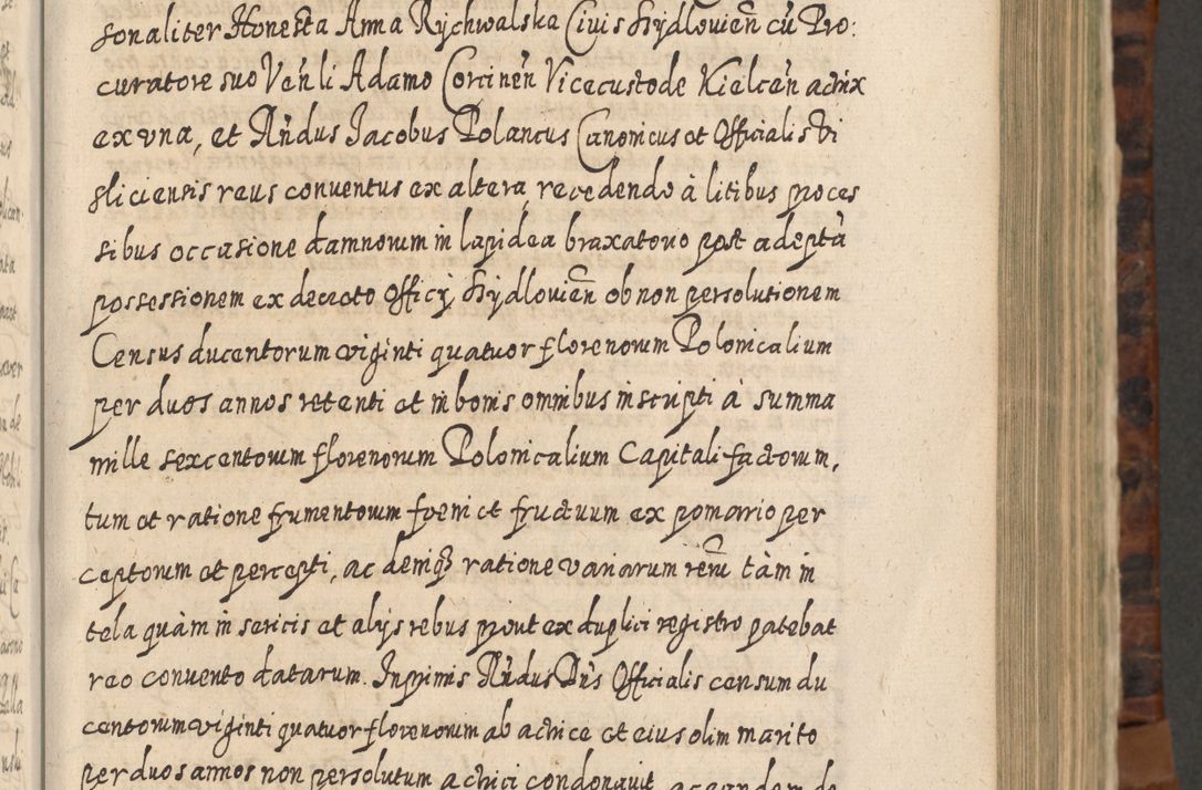 Zdjęcie nr 354 dla obiektu archiwalnego: Acta actorum, causarum spiritualium, civilium, criminalium, obligationum, quietationum, inscpritionum, cessionum, decimarum, testamentorum R. D. Martini Szyszkowski, episcopi Cracoviensis, ducis Severiensis in annis 1624 - 1626. Tomus tertius.