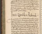 Zdjęcie nr 357 dla obiektu archiwalnego: Acta actorum, causarum spiritualium, civilium, criminalium, obligationum, quietationum, inscpritionum, cessionum, decimarum, testamentorum R. D. Martini Szyszkowski, episcopi Cracoviensis, ducis Severiensis in annis 1624 - 1626. Tomus tertius.