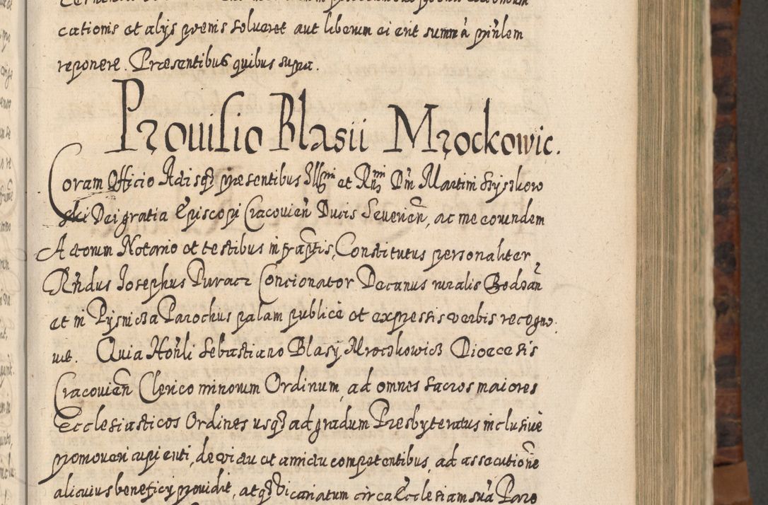 Zdjęcie nr 356 dla obiektu archiwalnego: Acta actorum, causarum spiritualium, civilium, criminalium, obligationum, quietationum, inscpritionum, cessionum, decimarum, testamentorum R. D. Martini Szyszkowski, episcopi Cracoviensis, ducis Severiensis in annis 1624 - 1626. Tomus tertius.