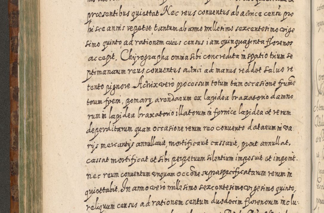 Zdjęcie nr 355 dla obiektu archiwalnego: Acta actorum, causarum spiritualium, civilium, criminalium, obligationum, quietationum, inscpritionum, cessionum, decimarum, testamentorum R. D. Martini Szyszkowski, episcopi Cracoviensis, ducis Severiensis in annis 1624 - 1626. Tomus tertius.
