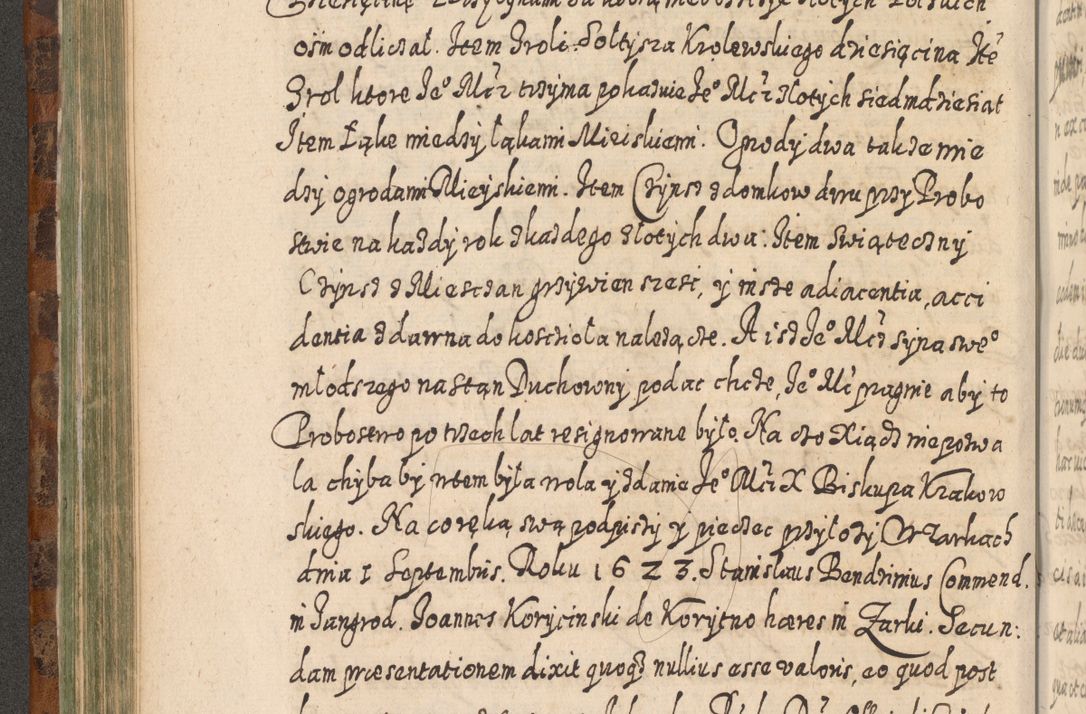 Zdjęcie nr 351 dla obiektu archiwalnego: Acta actorum, causarum spiritualium, civilium, criminalium, obligationum, quietationum, inscpritionum, cessionum, decimarum, testamentorum R. D. Martini Szyszkowski, episcopi Cracoviensis, ducis Severiensis in annis 1624 - 1626. Tomus tertius.