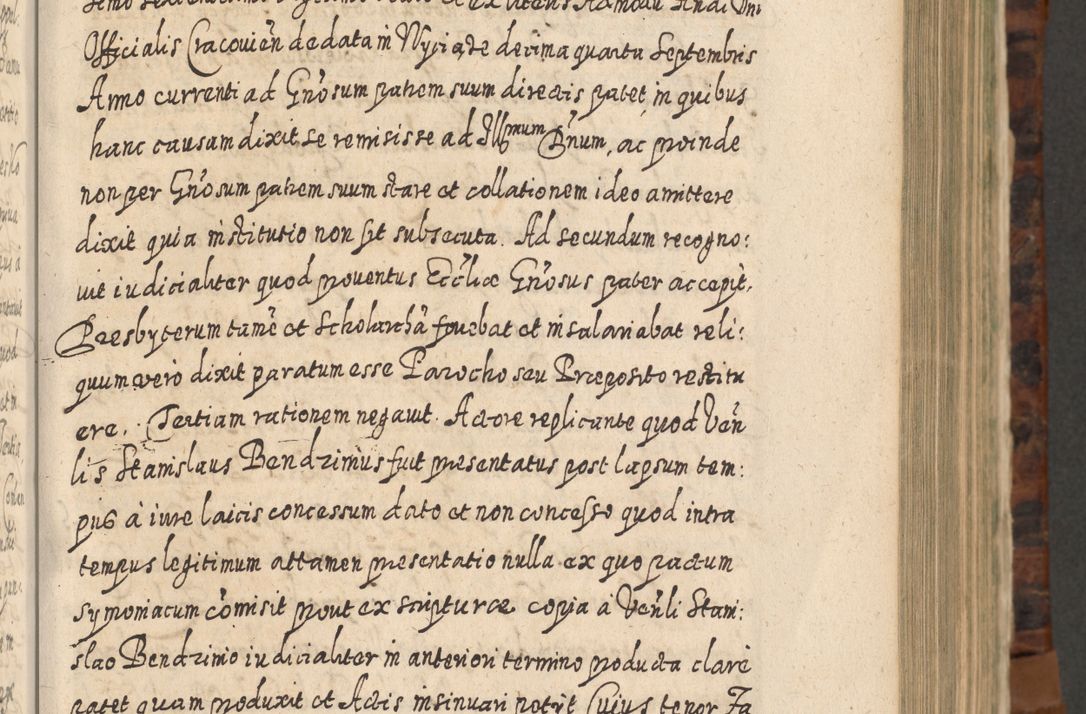 Zdjęcie nr 350 dla obiektu archiwalnego: Acta actorum, causarum spiritualium, civilium, criminalium, obligationum, quietationum, inscpritionum, cessionum, decimarum, testamentorum R. D. Martini Szyszkowski, episcopi Cracoviensis, ducis Severiensis in annis 1624 - 1626. Tomus tertius.