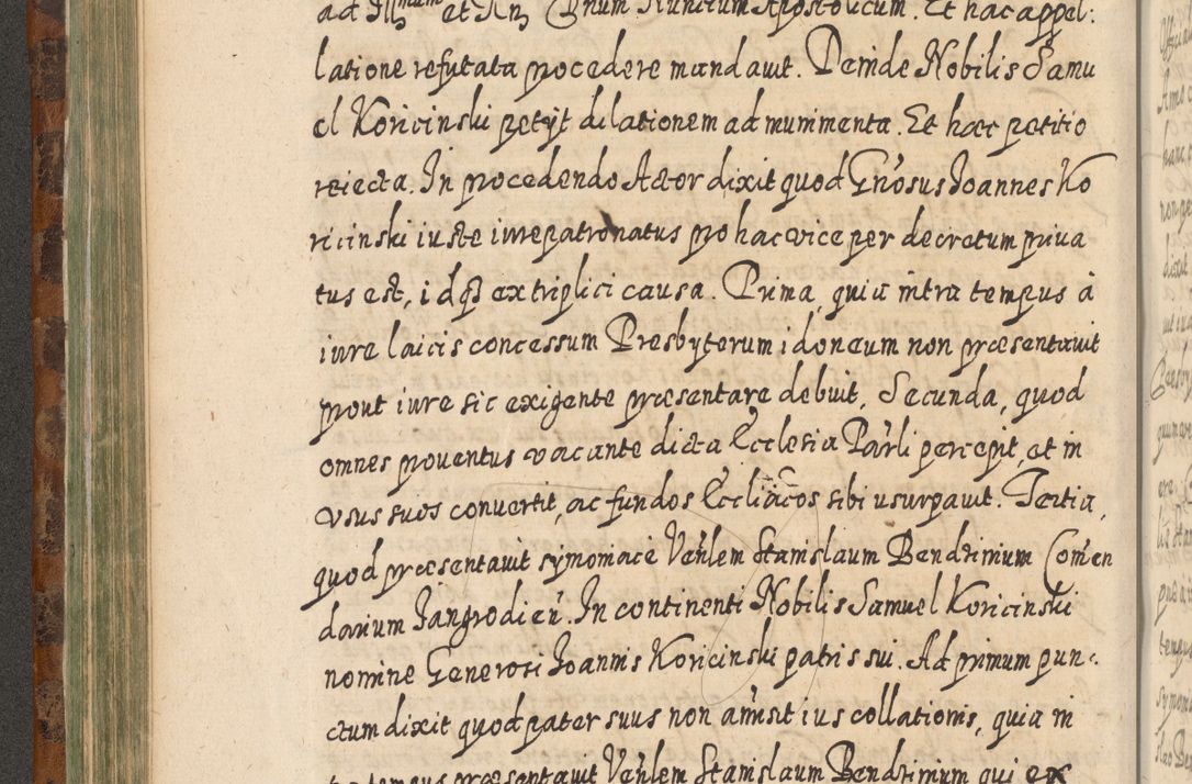 Zdjęcie nr 349 dla obiektu archiwalnego: Acta actorum, causarum spiritualium, civilium, criminalium, obligationum, quietationum, inscpritionum, cessionum, decimarum, testamentorum R. D. Martini Szyszkowski, episcopi Cracoviensis, ducis Severiensis in annis 1624 - 1626. Tomus tertius.