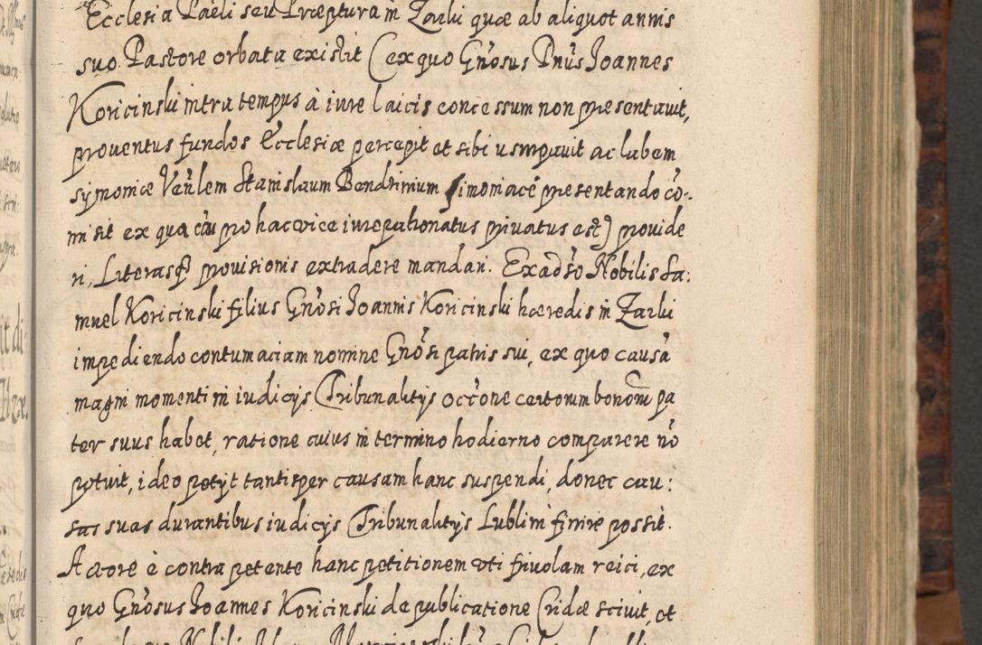 Zdjęcie nr 348 dla obiektu archiwalnego: Acta actorum, causarum spiritualium, civilium, criminalium, obligationum, quietationum, inscpritionum, cessionum, decimarum, testamentorum R. D. Martini Szyszkowski, episcopi Cracoviensis, ducis Severiensis in annis 1624 - 1626. Tomus tertius.